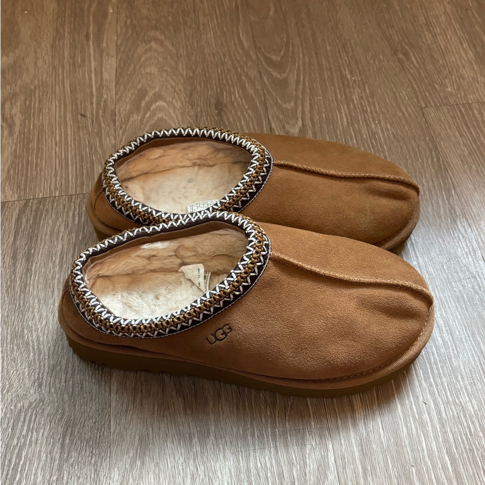 UGG Tan Suede Slippers